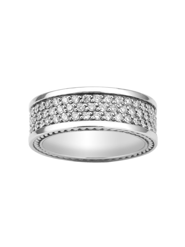 Pave Set Diamond Ring