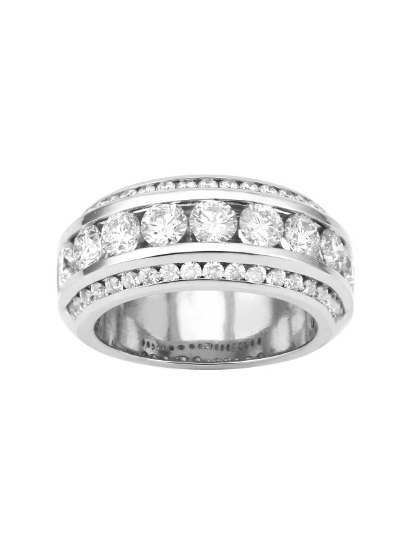 Channel Set Diamond Ring