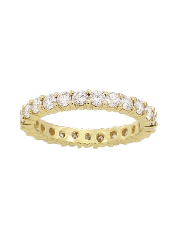 Eternity Diamond Band in 14K Yellow Gold
