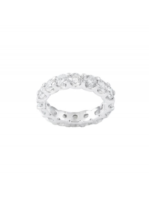 Eternity Diamond Band in 14K White Gold