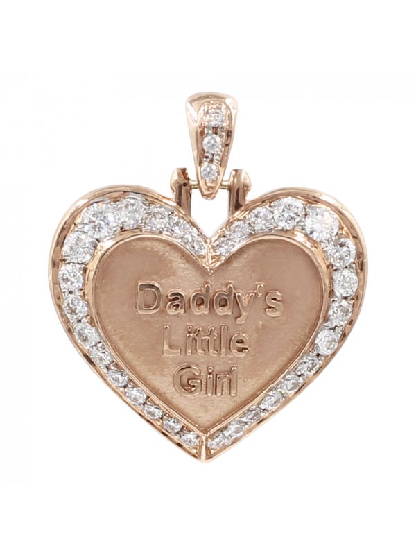 Rose Gold Heart Pendant