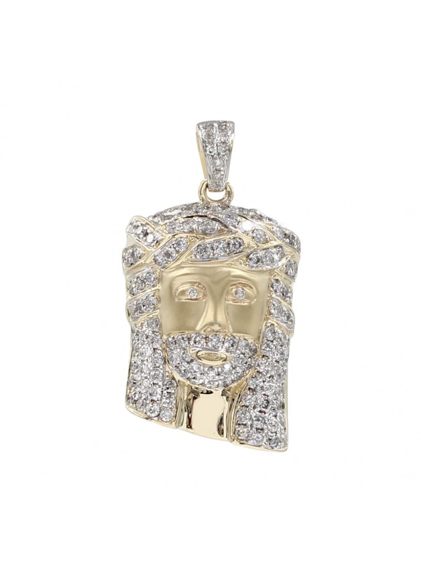 Diamond Jesus Pendant Pendants Jewelry