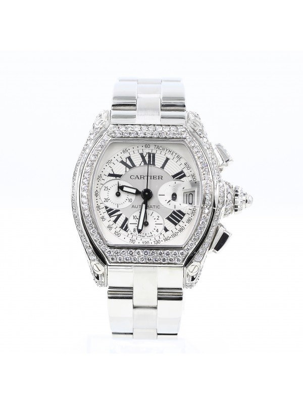 Mens Cartier Diamond Roadster 