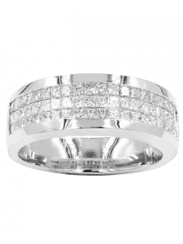 Invisible Set Diamond Ring