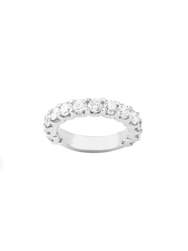 ¾ Eternity Diamond Band in 14K White Gold