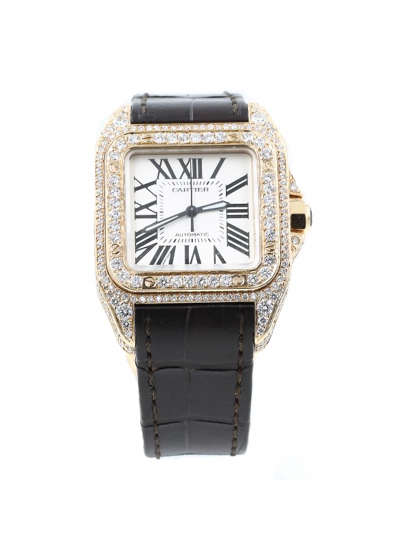 Cartier Santos Diamond Watch