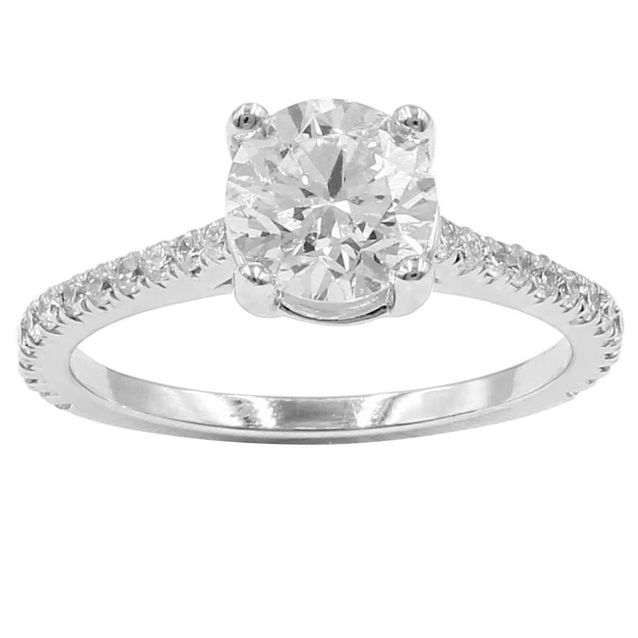 3/4 Eternity Solitare Diamond Ring