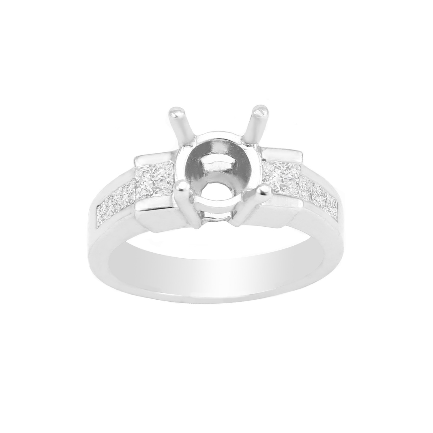 Prong Set Engagement Mounting