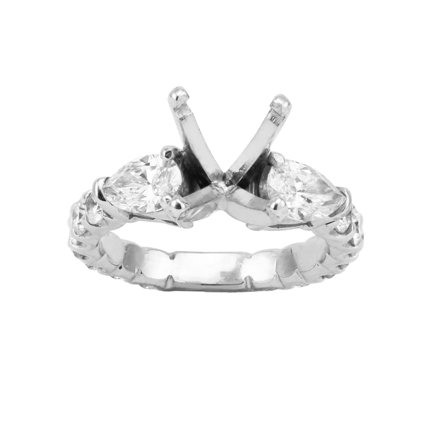 U-Prong Set Engagement Mounting  