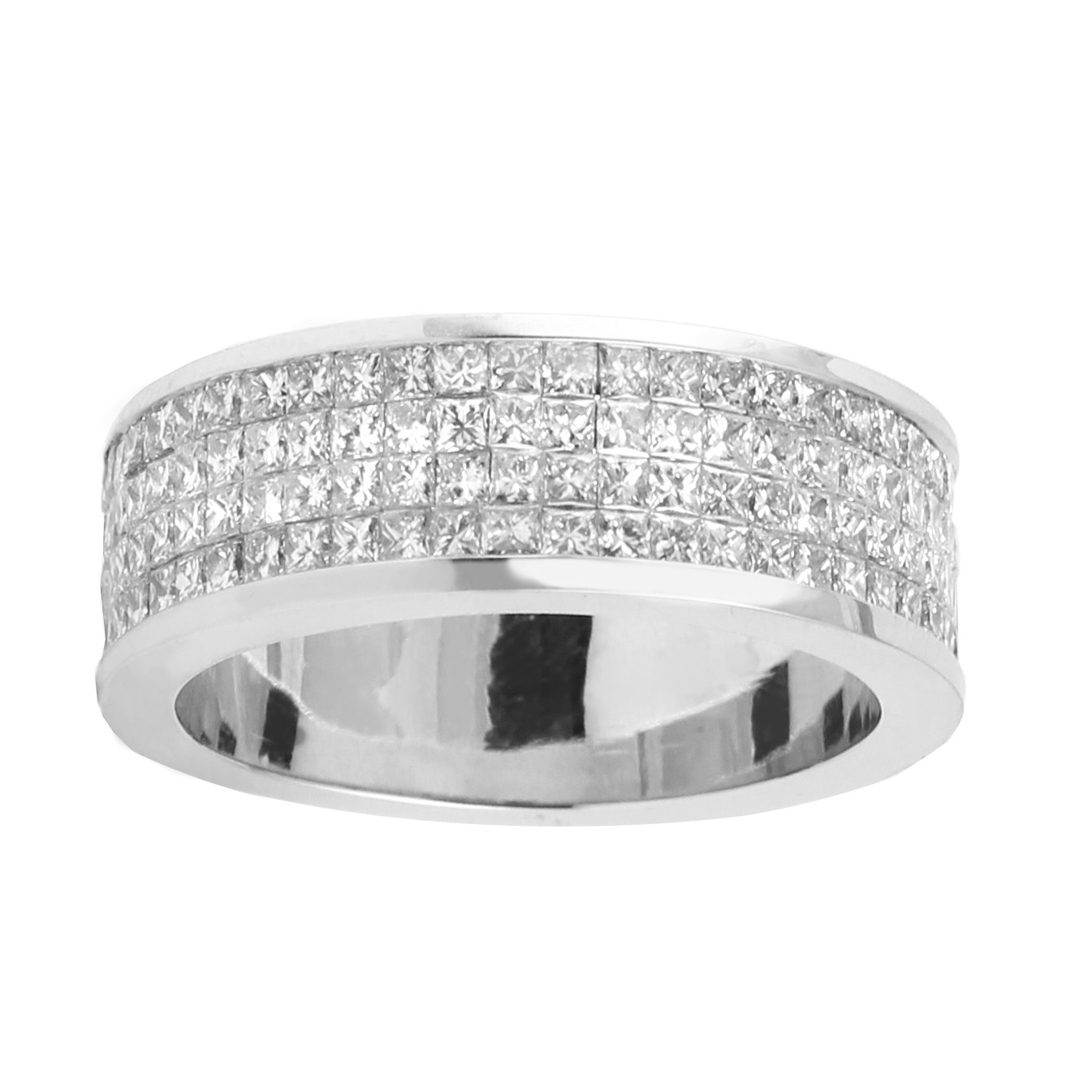 Invisible Set Diamond Ring
