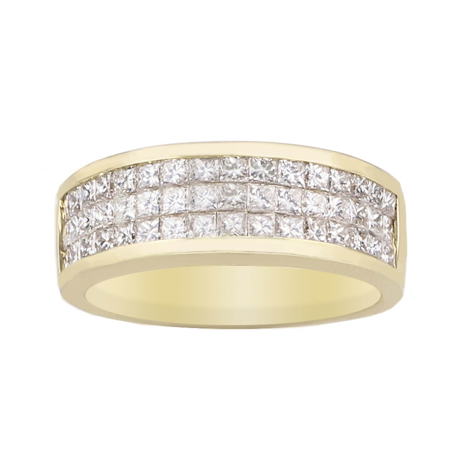 Invisible Set Diamond Ring
