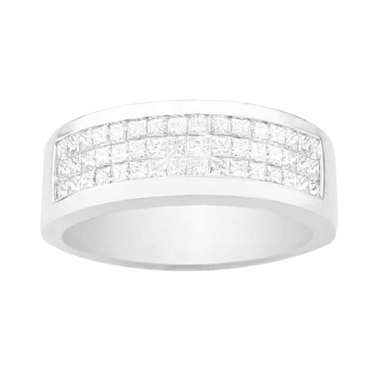 Invisible Set Diamond Ring