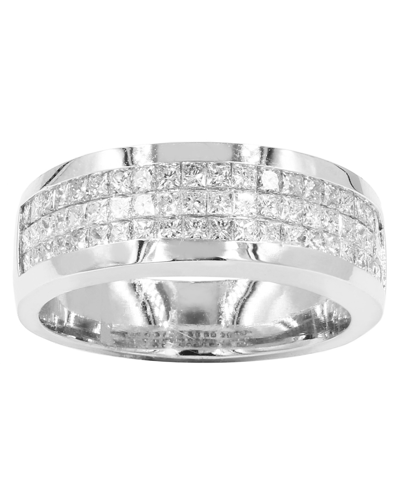 Invisible Set Diamond Ring