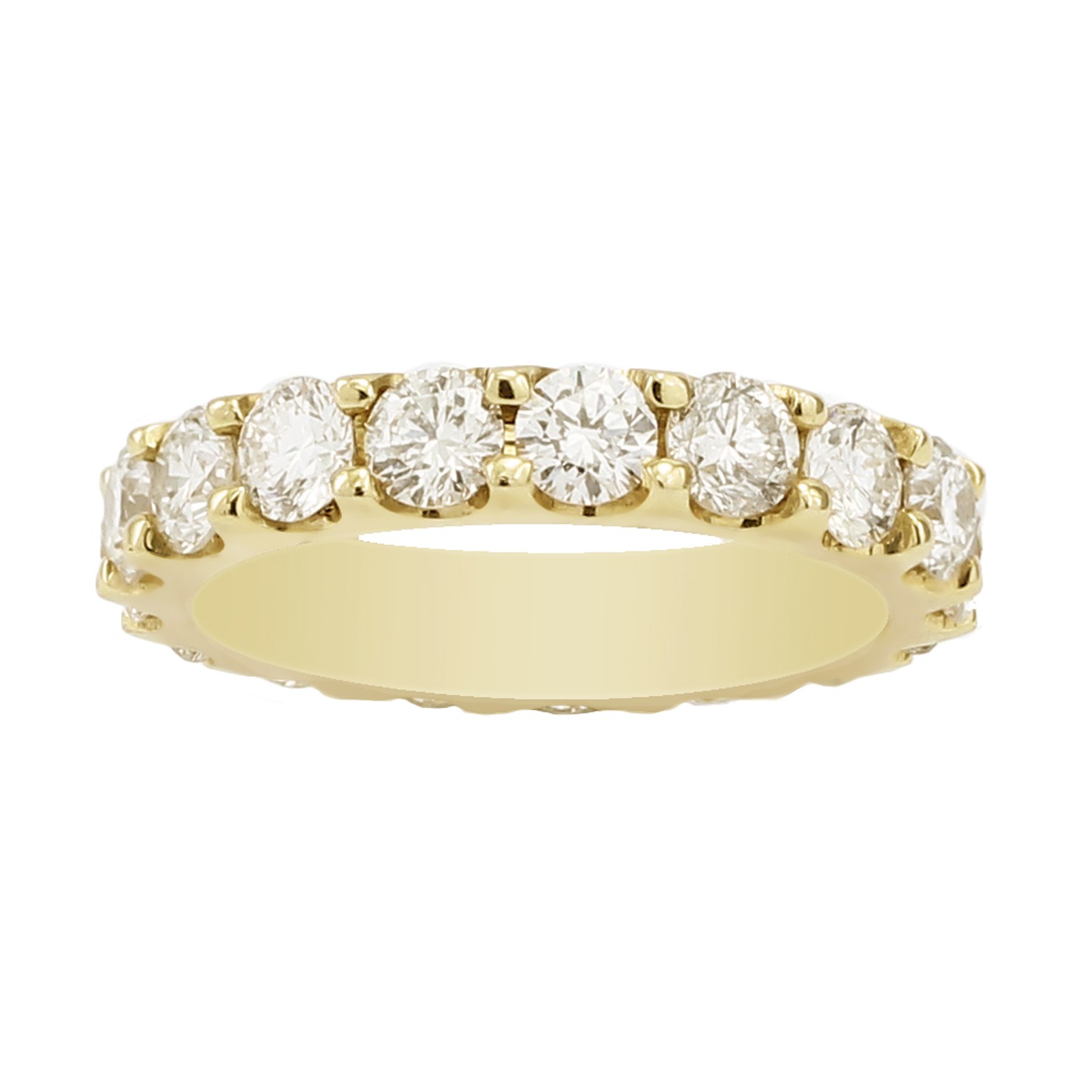 Eternity Diamond Band in 14K Yellow Gold
