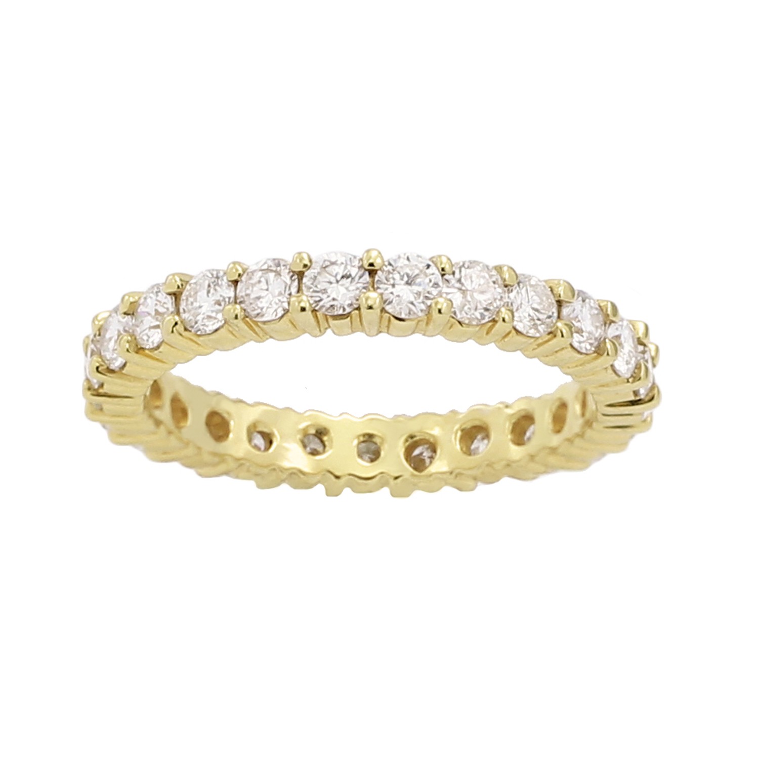 Eternity Diamond Band in 14K Yellow Gold
