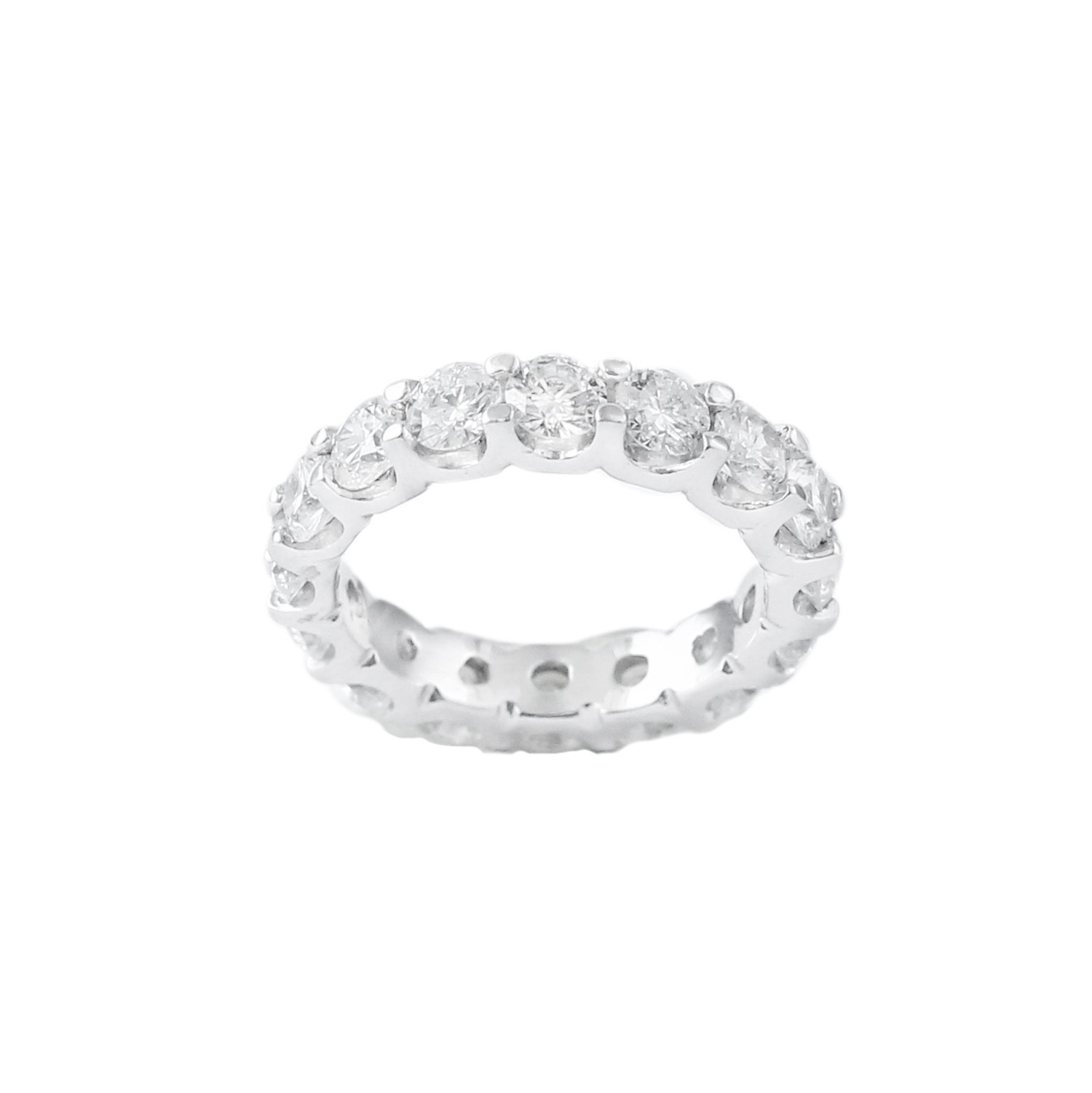 Eternity Diamond Band in 14K White Gold