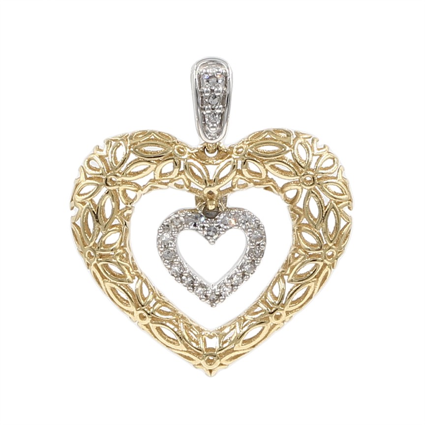 Gold Heart Pendant