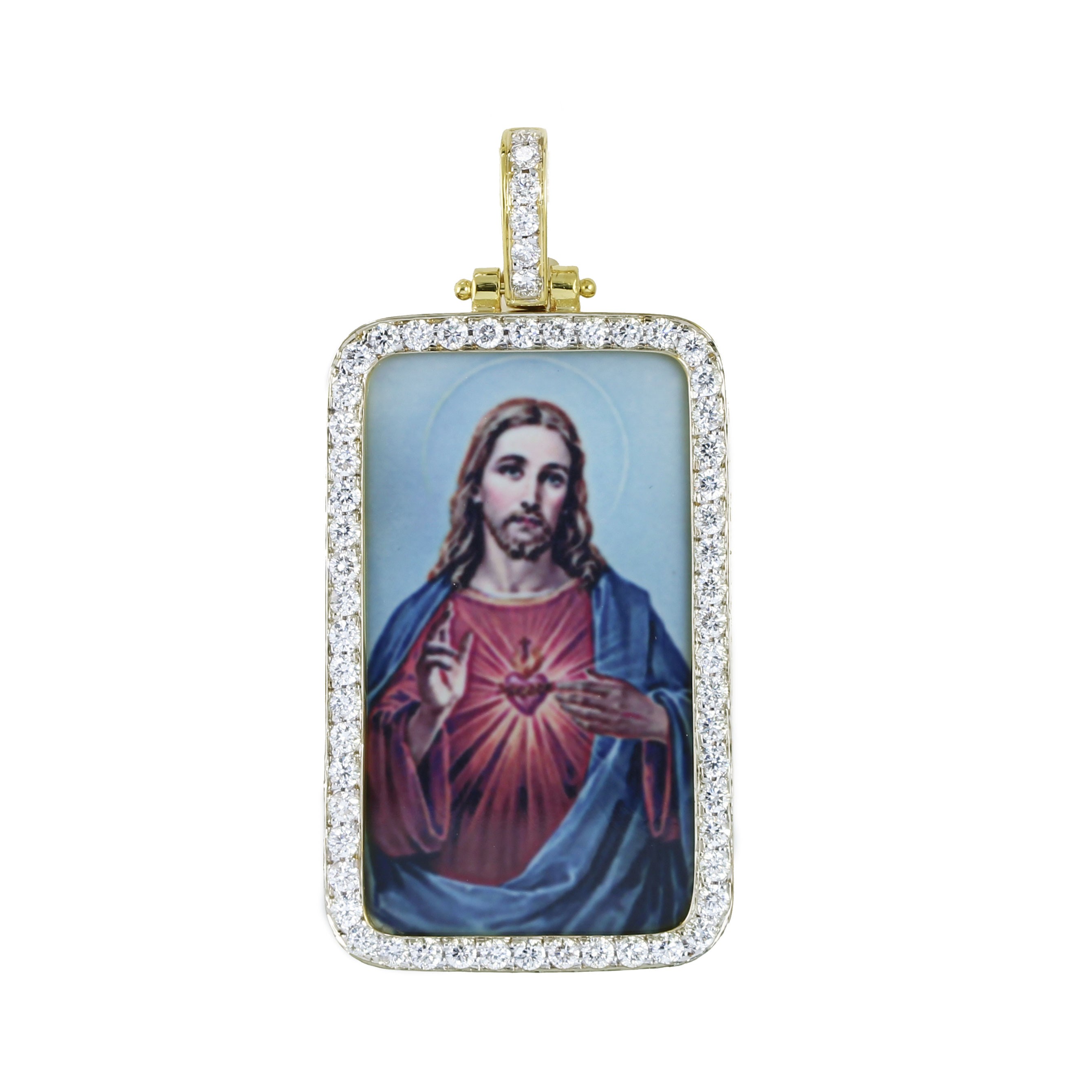 Jesus Diamond Pendant