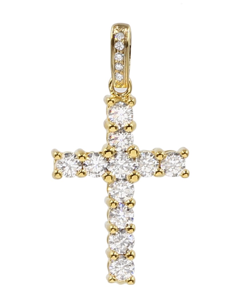 Gold Diamond Cross