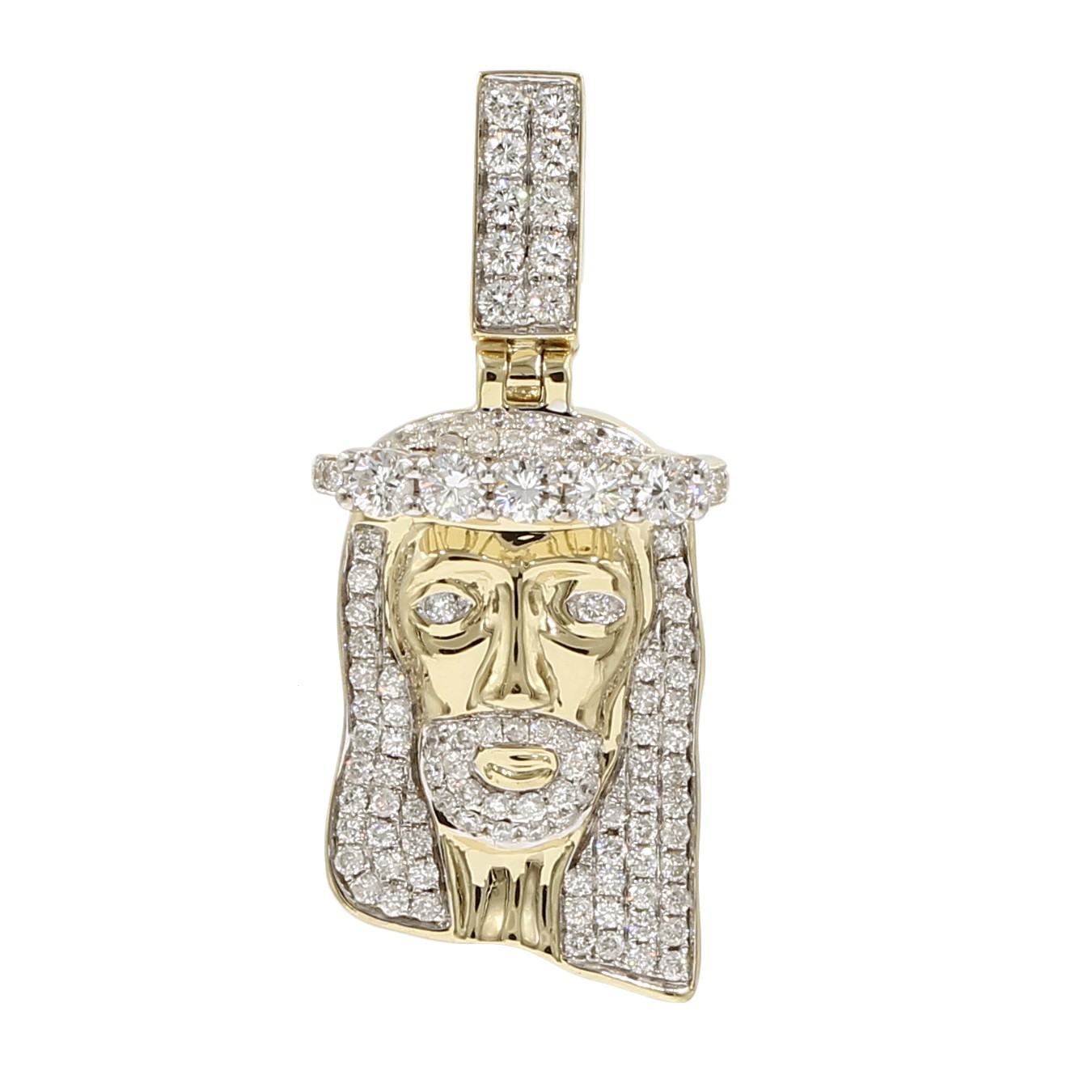 Jesus Diamond Pendant