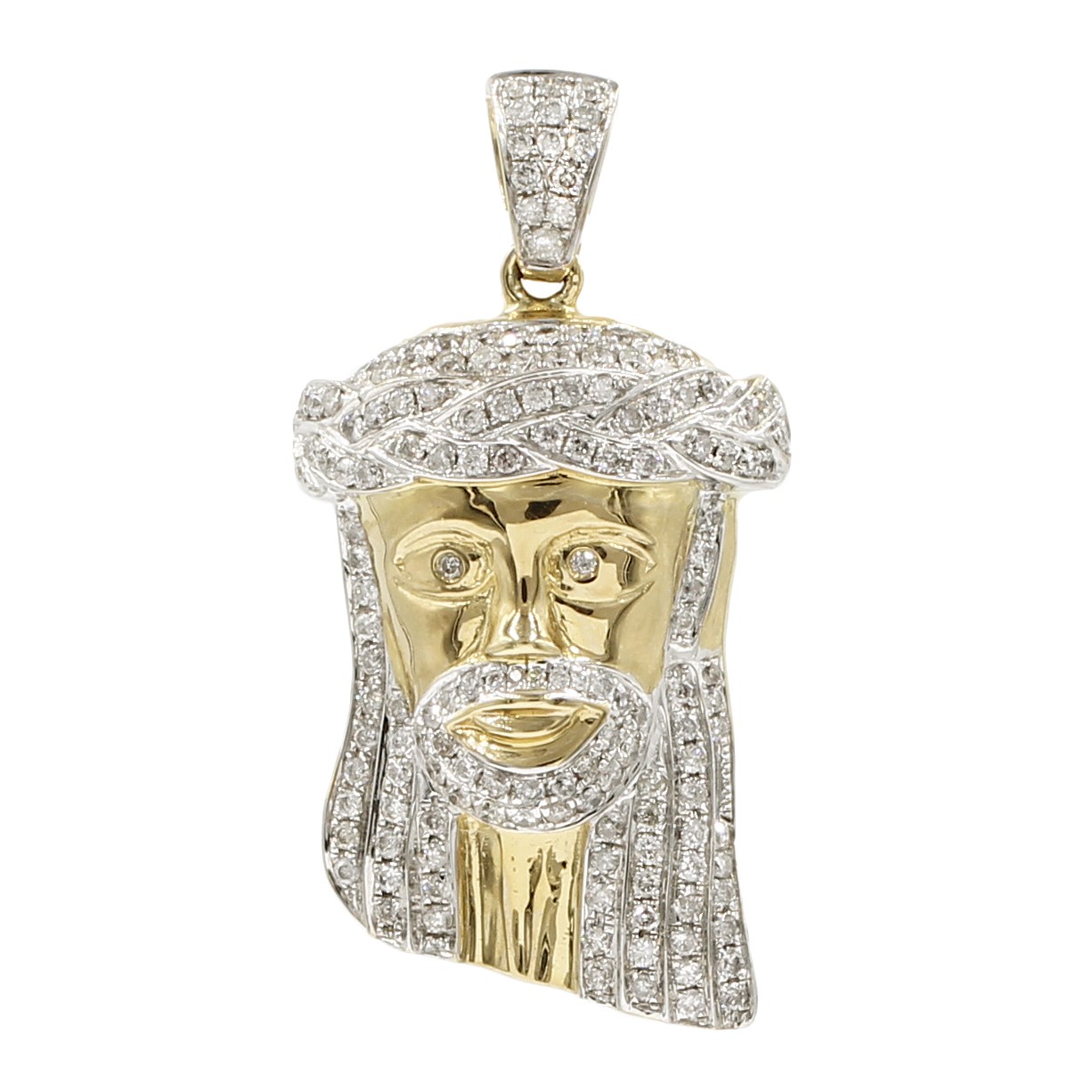 Jesus Diamond Pendant