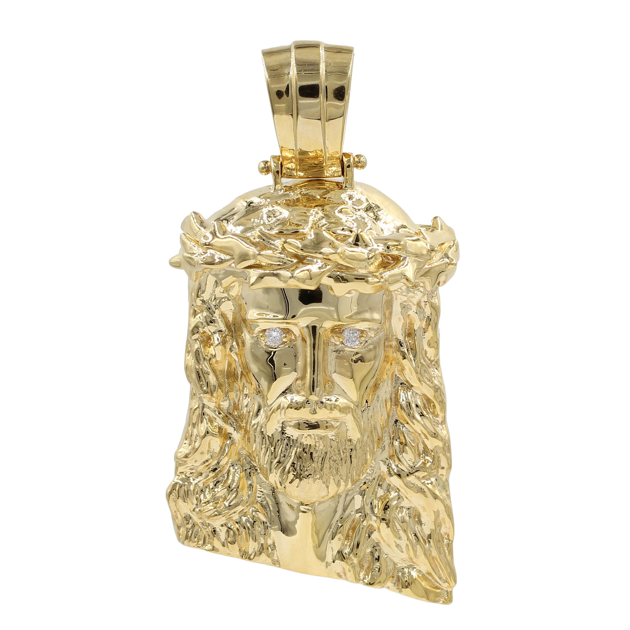 Diamond Jesus Pendant