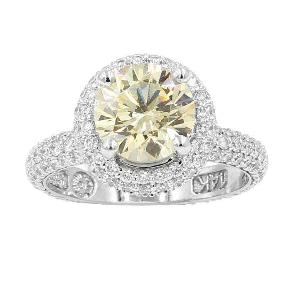 Halo Engagement Ring